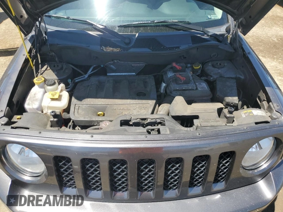 2014 Jeep Patriot Sport z VIN 1C4NJPBB7ED813331, wystawiony jako Copart lot #58982415 z przebiegiem 76 446 mil mil oraz Szkoda całkowita • Salvage title. Historia ofert i sprzedaży dostępna na DreamBid. Obrazek 12.
