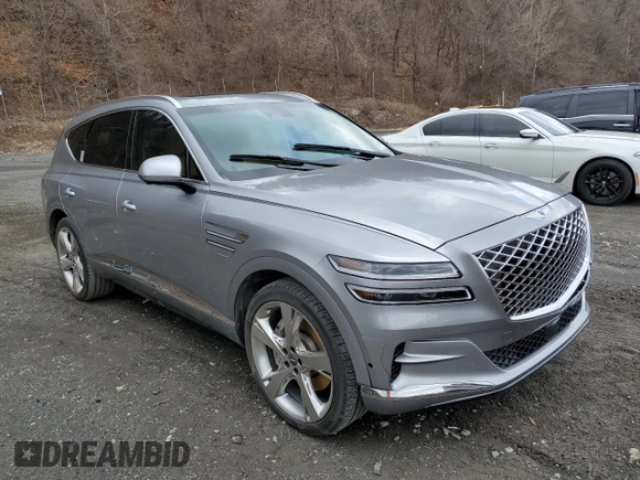 2023 Genesis GV80 z VIN KMUHCESC5PU141533, wystawiony jako Copart lot #85426444 z przebiegiem 29 735 mil mil oraz Szkoda całkowita • Salvage title. Historia ofert i sprzedaży dostępna na DreamBid. Obrazek 4.