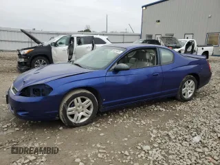 2007 Chevrolet Monte Carlo LT with VIN 2G1WK15K979370926, listed as a Copart auction lot 84614024 with 130,684 mi miles and Clean Title. Bid and sale history available at carsss.com. Image 1.