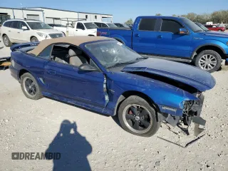 1996 Ford Mustang GT with VIN 1FALP45X8TF197447, listed as a Copart auction lot 76530964 with 151,445 mi miles and Salvage Title. Bid and sale history available at carsss.com. Image 4.
