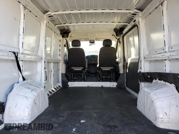 2021 Ram ProMaster Cargo with VIN 3C6LRVVG8ME547222, listed as a Copart auction lot 51192625 with 81,295 mi miles and Salvage Title. Bid and sale history available at carsss.com. Image 10.