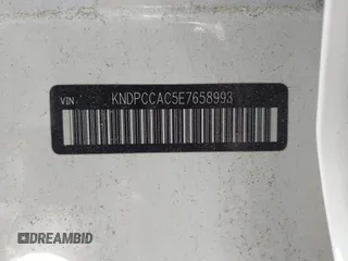 2014 Kia Sportage EX with VIN KNDPCCAC5E7658993, listed as a IAAI auction lot 42679549 with 107,658 mi miles and . Bid and sale history available at DreamBid. Image 9.