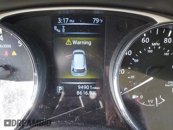 2016 Nissan Rogue SV with VIN 5N1AT2MV6GC789773, listed as a IAAI auction lot 41790816 with 94,901 mi miles and . Bid and sale history available at carsss.com. Image 15.