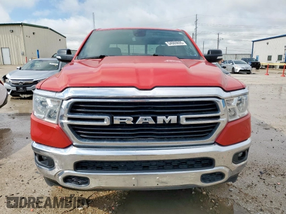 2021 Ram 1500 Big Horn z VIN 1C6SRFFT5MN626369, wystawiony jako Copart lot #54069895 z przebiegiem 74 552 mil mil oraz Szkoda całkowita • Salvage title. Historia ofert i sprzedaży dostępna na DreamBid. Obrazek 5.