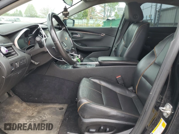 2019 Chevrolet Impala Premier with VIN 2G1105S30K9142956, listed as a Copart auction lot 55113215 with 129,031 mi miles and Salvage title. Bid and sale history available at DreamBid. Image 7.