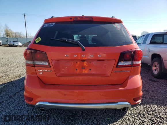 2018 Dodge Journey Crossroad with VIN 3C4PDDGGXJT477424, listed as a Copart auction lot 48290895 with 42,538 mi miles and Salvage Title. Bid and sale history available at DreamBid. Image 6.