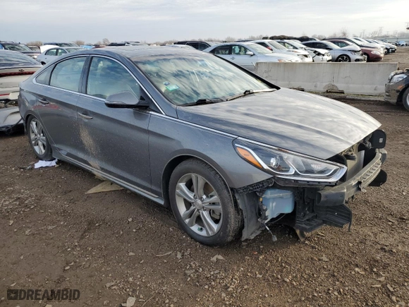 2018 Hyundai Sonata SEL with VIN 5NPE34AF6JH627619, listed as a Copart auction lot 84601654 with 59,040 mi miles and Salvage Title. Bid and sale history available at carsss.com. Image 4.