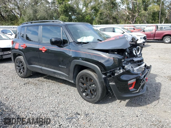 2022 Jeep Renegade Altitude z VIN ZACNJDE18NPN43624, wystawiony jako Copart lot #42755045 z przebiegiem Nie podano mil oraz Nie do naprawy • Non repairable. Historia ofert i sprzedaży dostępna na DreamBid. Obrazek 4.
