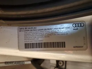2013 Audi S6 Prestige with VIN WAUF2AFC7DN048497, listed as a Copart auction lot 86996654 with 197,408 mi miles and Salvage Title. Bid and sale history available at carsss.com. Image 14.