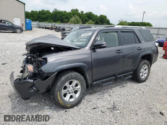 2018 Toyota 4Runner SR5 with VIN JTEBU5JR6J5573119, listed as a Copart auction lot 60320635 with 65,371 mi miles and Salvage title. Bid and sale history available at DreamBid. Image 1.