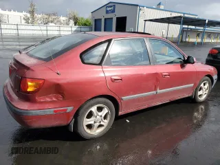 2002 Hyundai Elantra GT with VIN KMHDN55D52U068507, listed as a Copart auction lot 50656835 with 201,909 mi miles and Salvage title. Bid and sale history available at DreamBid. Image 3.