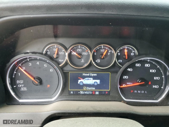 2019 Chevrolet Silverado 1500 LT with VIN 3GCUYDED5KG177722, listed as a Copart auction lot 43308115 with 145,273 mi miles and Salvage Title. Bid and sale history available at carsss.com. Image 9.