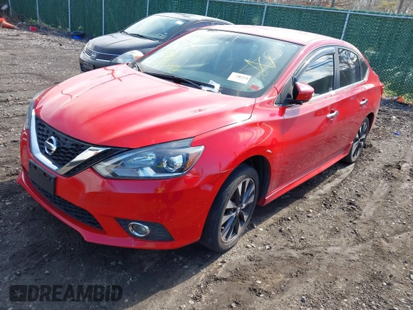 2016 Nissan Sentra S with VIN 3N1AB7AP7GY262636, listed as a IAAI auction lot 41833854 with Not Provided miles. Bid and sale history available at carsss.com. Image 2.