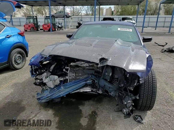 2014 Ford Mustang V6 with VIN 1ZVBP8AM1E5285089, listed as a Copart auction lot 48052615 with Not Provided miles and Salvage Title. Bid and sale history available at carsss.com. Image 13.
