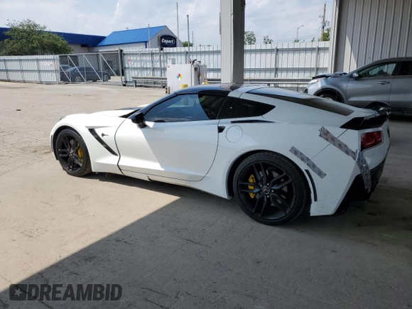 2014 Chevrolet Corvette Z51 2LT with VIN 1G1YK2D72E5111085, listed as a Copart auction lot 59806935 with 91,803 mi miles and Salvage title. Bid and sale history available at DreamBid. Image 2.