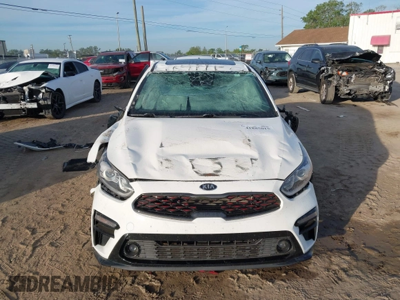 2020 Kia Forte GT-Line with VIN 3KPF34AD8LE251922, listed as a IAAI auction lot 41885015 with 56,505 mi miles. Bid and sale history available at carsss.com. Image 12.