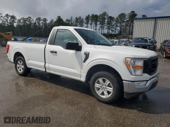 2022 Ford F-150 XL with VIN 1FTMF1CB2NKD00413, listed as a Copart auction lot 47344315 with 98,289 mi miles and Salvage Title. Bid and sale history available at carsss.com. Image 4.