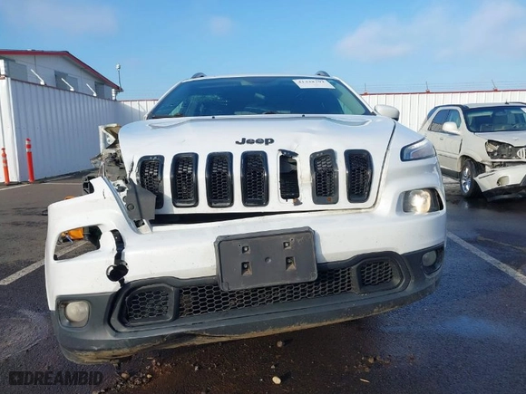 2014 Jeep Cherokee Latitude with VIN 1C4PJMCS0EW282418, listed as a IAAI auction lot 41338293 with 119,819 mi miles. Bid and sale history available at carsss.com. Image 13.