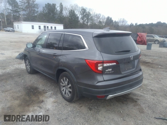 2020 Honda Pilot EX-L with VIN 5FNYF5H59LB023572, listed as a IAAI auction lot 41724420 with 82,568 mi miles. Bid and sale history available at carsss.com. Image 3.