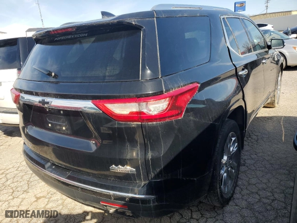 2021 Chevrolet Traverse High Country with VIN 1GNEVNKW3MJ104463, listed as a Copart auction lot 47053505 with 0 mi miles and Salvage Title. Bid and sale history available at carsss.com. Image 3.