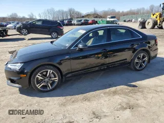 2018 Audi A4 Premium Plus with VIN WAUENAF40JA039560, listed as a Copart auction lot 48451925 with 41,167 mi miles and Salvage Title. Bid and sale history available at carsss.com. Image 1.