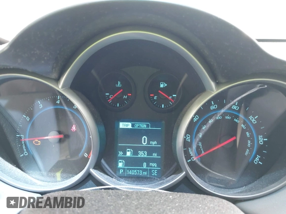 2014 Chevrolet Cruze 1LT with VIN 1G1PC5SB9E7156806, listed as a IAAI auction lot 42813826 with 140,573 mi miles and . Bid and sale history available at DreamBid. Image 7.