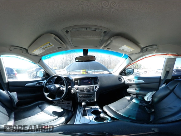 2017 Nissan Pathfinder S with VIN 5N1DR2MN2HC644842, listed as a IAAI auction lot 41654146 with 153,020 mi miles. Bid and sale history available at carsss.com. Image 21.