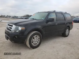 2012 Ford Expedition Limited with VIN 1FMJU1K53CEF68074, listed as a Copart auction lot 88123345 with 185,070 mi miles and Salvage title. Bid and sale history available at DreamBid. Image 1.