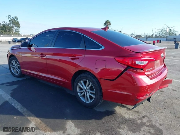 2017 Hyundai Sonata 2.4L with VIN 5NPE24AF7HH454528, listed as a IAAI auction lot 41424923 with 160,558 mi miles. Bid and sale history available at carsss.com. Image 3.