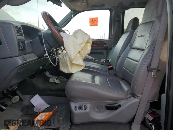 2003 Ford Super Duty F-250 XL with VIN 1FTNW20P63ED04454, listed as a Copart auction lot 86355444 with 154,194 mi miles and Salvage Title. Bid and sale history available at carsss.com. Image 7.