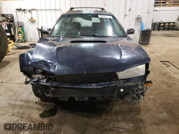1998 Subaru Legacy Outback with VIN 4S3BG6850W7601142, listed as a Copart auction lot 57319505 with 227,489 mi miles and Salvage title. Bid and sale history available at DreamBid. Image 5.