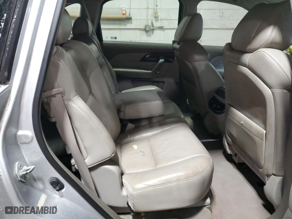 2007 Acura MDX Tech Pkg with VIN 2HNYD28367H552569, listed as a Copart auction lot 44710455 with 0 mi miles and Salvage Title. Bid and sale history available at carsss.com. Image 11.