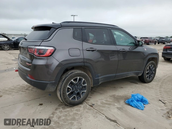 2019 Jeep Compass Trailhawk with VIN 3C4NJDDB0KT618740, listed as a Copart auction lot 55338045 with 149,121 mi miles and Clean Title. Bid and sale history available at carsss.com. Image 3.