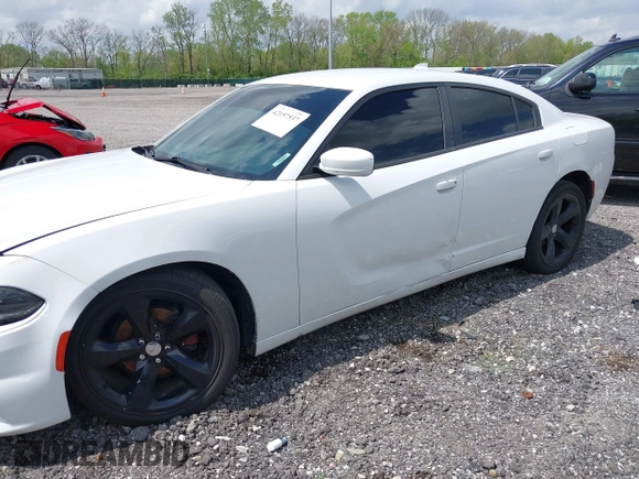 2017 Dodge Charger SXT with VIN 2C3CDXHG1HH562061, listed as a IAAI auction lot 42157537 with 188,499 mi miles and . Bid and sale history available at DreamBid. Image 2.