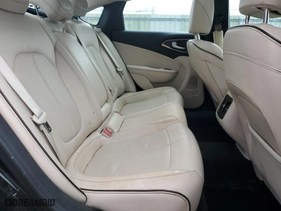 2015 Chrysler 200 C with VIN 1C3CCCEGXFN589313, listed as a Copart auction lot 51570985 with 114,498 mi miles and Salvage Title. Bid and sale history available at carsss.com. Image 10.