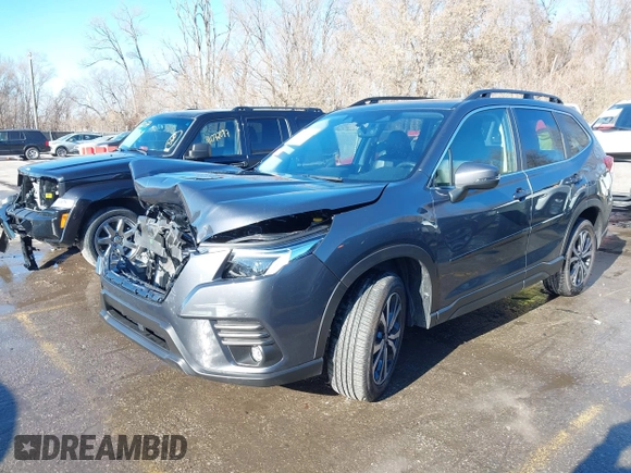 2024 Subaru Forester Limited with VIN JF2SKAKC9RH515899, listed as a IAAI auction lot 41058849 with 8,348 mi miles and . Bid and sale history available at DreamBid. Image 17.