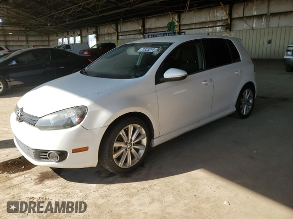 2014 Volkswagen Golf TDI w/Sunroof & Nav с VIN WVWDM7AJ0EW011395, выставлен на аукционе Copart как лот 71323244 с пробегом 177 729 миль миль и Чистый • Clean title. История ставок и продаж доступна на DreamBid. Изображение 1.