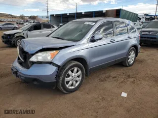2007 Honda CR-V EX-L with VIN JHLRE48717C088912, listed as a Copart auction lot 46753155 with 147,909 mi miles and Salvage Title. Bid and sale history available at carsss.com. Image 1.