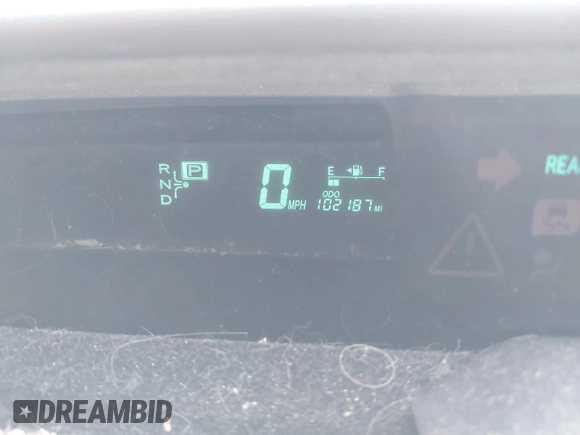 2008 Toyota Prius with VIN JTDKB20U687727907, listed as a IAAI auction lot 42097011 with 102,187 mi miles. Bid and sale history available at carsss.com. Image 7.