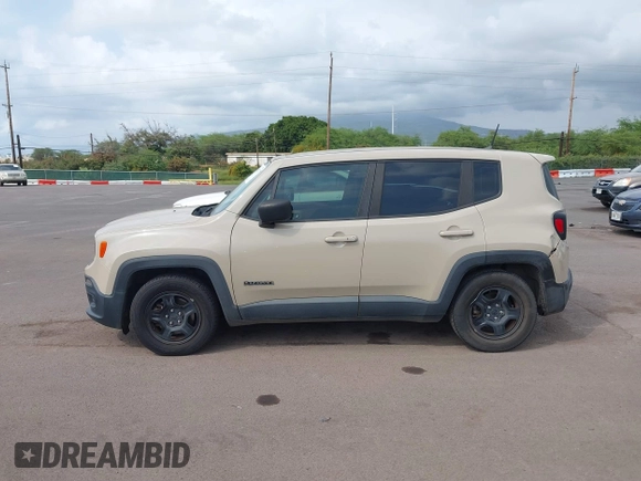 2016 Jeep Renegade Sport with VIN ZACCJAAT6GPE32301, listed as a IAAI auction lot 41627373 with 88,362 mi miles and . Bid and sale history available at DreamBid. Image 14.