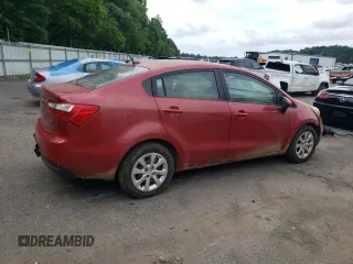 2013 Kia Rio LX with VIN KNADM4A32D6124776, listed as a Copart auction lot 54797625 with 135,217 mi miles and Clean Title. Bid and sale history available at carsss.com. Image 3.