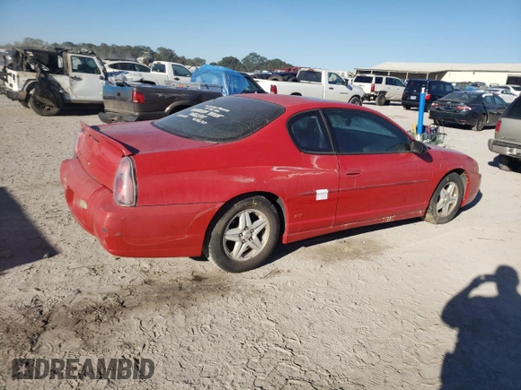 2004 Chevrolet Monte Carlo SS with VIN 2G1WX12K349204919, listed as a Copart auction lot 75676054 with 108,903 mi miles and Salvage Title. Bid and sale history available at carsss.com. Image 3.