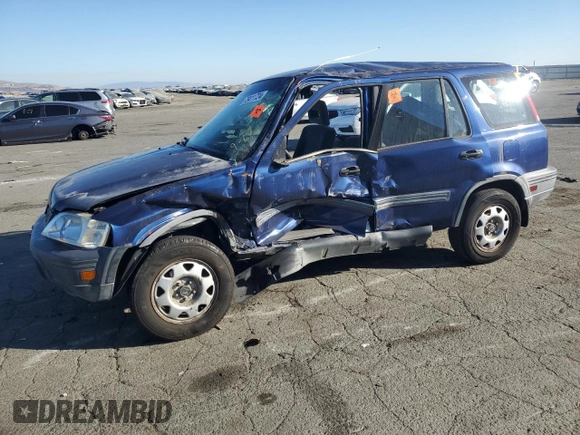 1997 Honda CR-V with VIN JHLRD1849VC013265, listed as a Copart auction lot 73411724 with 214,943 mi miles and Salvage Title. Bid and sale history available at carsss.com. Image 1.