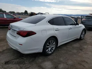 2015 Infiniti Q70 with VIN JN1BY1AR0FM561260, listed as a Copart auction lot 46496955 with 69,792 mi miles and Salvage title. Bid and sale history available at DreamBid. Image 3.