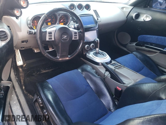 2006 Nissan 350Z Touring with VIN JN1AZ34E96M354704, listed as a Copart auction lot 47194005 with 189,714 mi miles and Salvage Title. Bid and sale history available at carsss.com. Image 8.