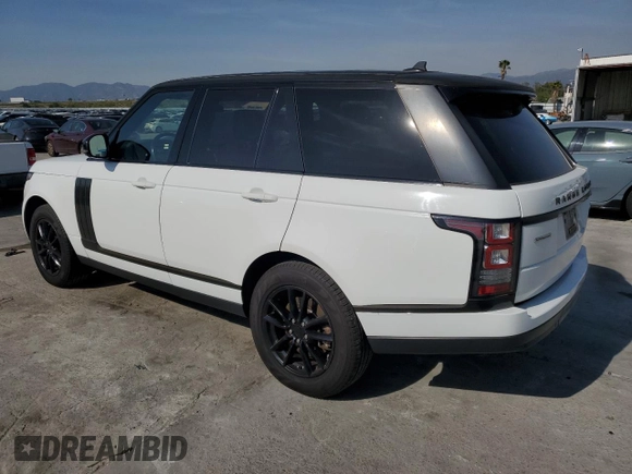 2016 Land Rover Range Rover with VIN SALGR2PF6GA298514, listed as a Copart auction lot 50099365 with 139,698 mi miles and Salvage Title. Bid and sale history available at carsss.com. Image 2.