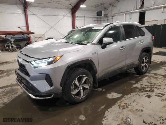 2022 Toyota RAV4 Prime SE with VIN JTMAB3FV4ND107510, listed as a Copart auction lot 44147535 with NaN miles and Salvage Title. Bid and sale history available at carsss.com. Image 1.