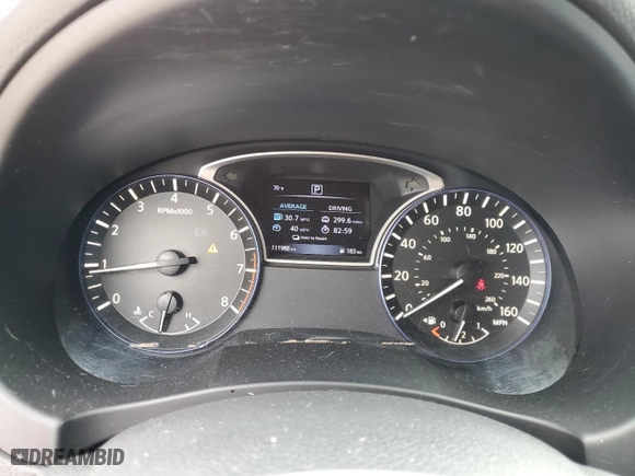 2016 Nissan Altima 2.5 SL with VIN 1N4AL3AP5GC183791, listed as a Copart auction lot 45189505 with 111,988 mi miles and Salvage Title. Bid and sale history available at carsss.com. Image 9.