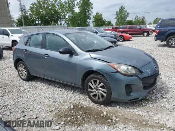 2013 Mazda 3 i Touring with VIN JM1BL1LP9D1754237, listed as a Copart auction lot 58204075 with 190,946 mi miles and Salvage title. Bid and sale history available at DreamBid. Image 4.