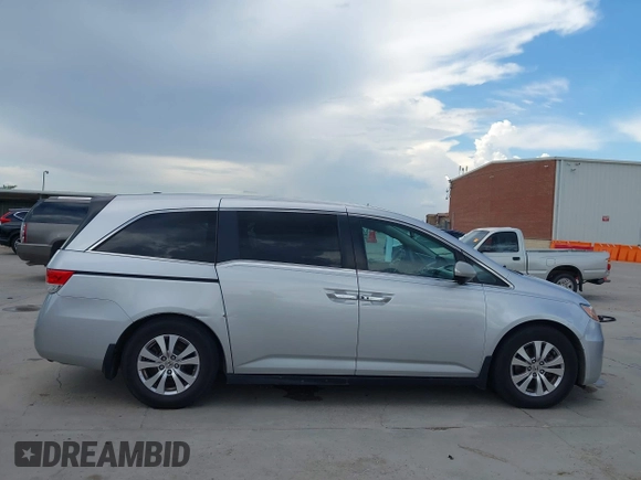 2014 Honda Odyssey EX-L with VIN 5FNRL5H60EB058753, listed as a IAAI auction lot 42595221 with 194,995 mi miles and . Bid and sale history available at DreamBid. Image 13.